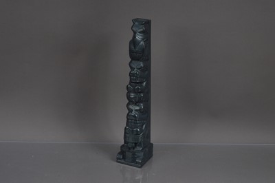 Lot 297 - Tom Hans (Canadian b.1925) "Totem Pole" sculpture