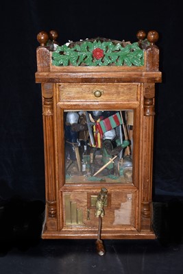 Lot 37 - A Vintage 'Fighting Knights' Amusement Machine