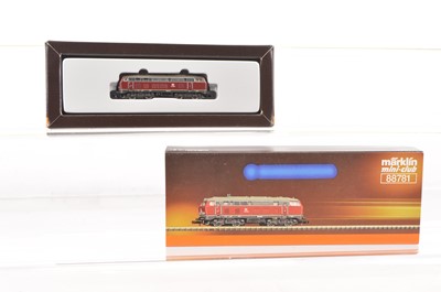 Lot 1 - Marklin Mini Club Z Gauge German Diesel Locomotive
