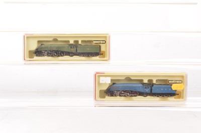 Lot 7 - Minitrix Class A4 Streamline N Gauge Steam Locomotives with Tenders
