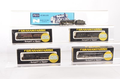 Lot 31 - LMS N Gauge Steam Locomotives and Tenders