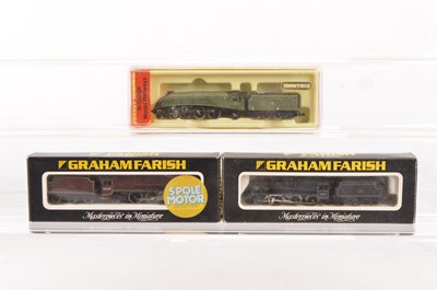 Lot 33 - BR N Gauge Steam Locomotives with Tenders