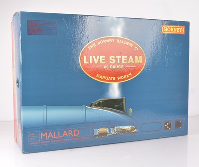 Lot 65 - Hornby 00 Gauge Live Steam Mallard Train Set