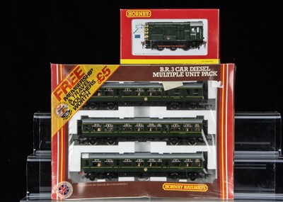 Lot 93 - Hornby BR Diesel Multiple Unit and Diesel Shunter