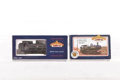 Lot 121 - Bachmann 00 Gauge BR black 0-6-0 Pannier Tank Locomotives