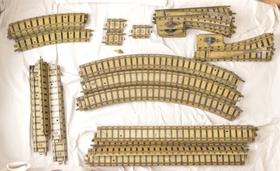 Lot 262 - Hornby Dublo 00 Gauge Pre-War unboxed Clockwork Track