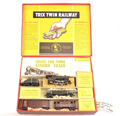 Lot 375 - A rare Trix (TTR) 00 Gauge 3-rail 14v AC Canadian Export (American style) Train Pack