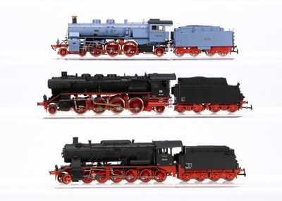 Lot 589 - Rivarossi HO Gauge Unboxed Steam Locomotives with Tenders (3)