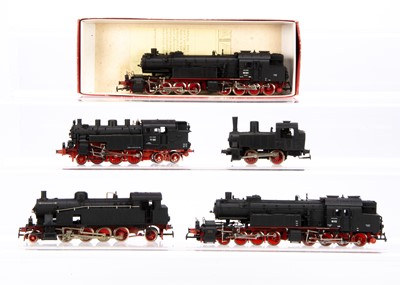 Lot 591 - Rivarossi HO Gauge German and Italian Steam Tank Locomotives (5)
