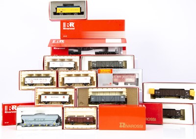 Lot 607 - Rivarossi HO Gauge German Austrian and Swiss Freight Stock and Leopold Railway Gun (17)