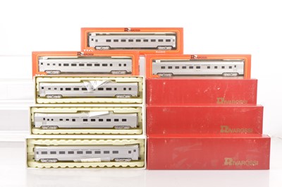 Lot 638 - Empire State Express silver Coaches (6)