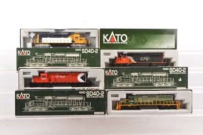 Lot 754 - Kato American HO Gauge Diesel Locomotives