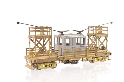 Lot 929 - E Suydam & Co H0 Gauge Pacific Electric Wire Greaser Tower Car Model  No 00150