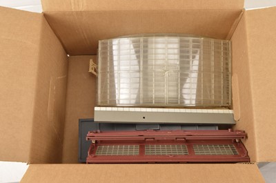 Lot 40 - Uncommon unboxed Tri-ang Hornby 00 Gauge R5083 maroon Terminal Through Station and Extension Kit parts (qty)