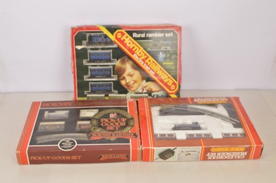 Lot 113 - Hornby 00 gauge Tank Locomotive train sets in original boxes (3)