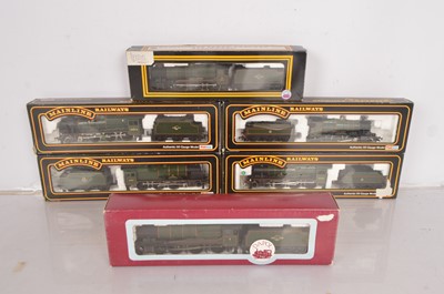 Lot 128 - Mainline Dapol 00 gauge BR green Steam Locomotives and tenders in original boxes (6)