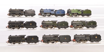 Lot 180 - Assorted Trix (TTR) 00 Gauge 14v AC Tender Locomotives (9)