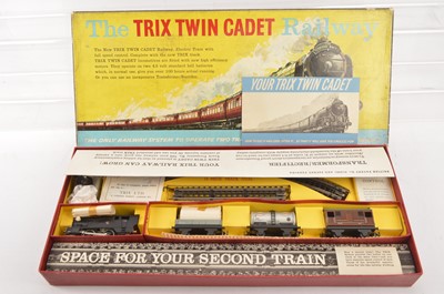 Lot 187 - Trix Twin 'Cadet' 00 Gauge 6v DC Train Sets
