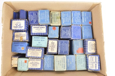 Lot 214 - Hornby-Dublo Wrenn  00 gauge 3-rail and 2-rail wagons with loose original boxes (37)