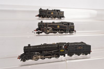 Lot 224 - Three Hornby-Dublo 00 Gauge unboxed 3-Rail BR black Steam Locomotives,(3)