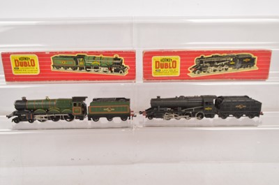 Lot 236 - Hornby-Dublo 00 Gauge 2-Rail BR Steam Locomotives and Tenders (2)