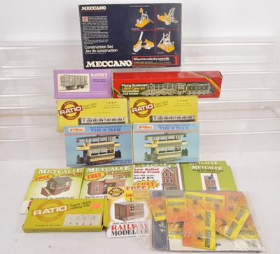 Lot 269 - Hornby locomotive with assorted coach and wagon kits tools paints and modelling accessories 00 gauge (qty)