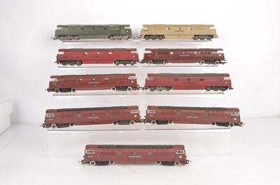Lot 283 - Hornby Lima  00 gauge Class 52 Diesel locomotives (9)