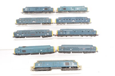 Lot 323 - Hornby Lima Diesel 00/H0 gauge Locomotives in BR blue livery (9)