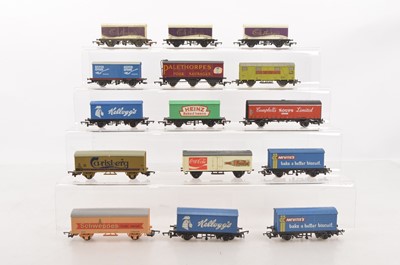 Lot 392 - Hornby Lima 00 gauge Private owner Long Wheelbase vans (49)