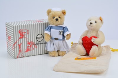 Lot 5 - Two Steiff yellow tag teddy bears