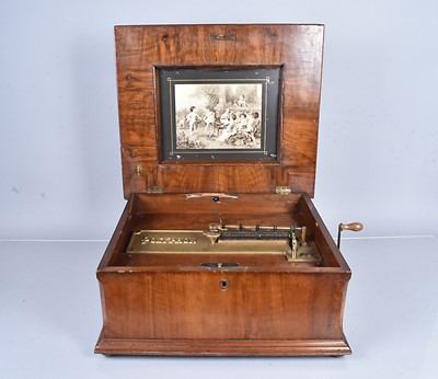 Lot 8 - A Polyphon 15½-inch disc musical box