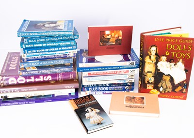 Lot 79 - Twenty four doll reference/guide books