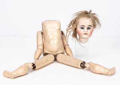 Lot 92 - A German child doll with 56 -28 mark