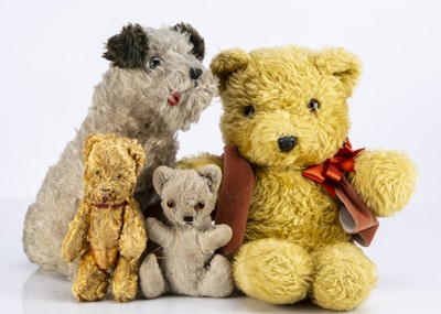 Lot 132 - A 1930's English soft toy dog