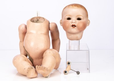Lot 163 - An Armand Marseille 351bisque headed baby doll