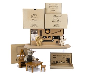 Lot 192 - A Steiff limited edition Teddy Bear Workshop contents 2002