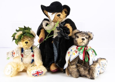 Lot 214 - Three Limited edition Hermann teddy bears