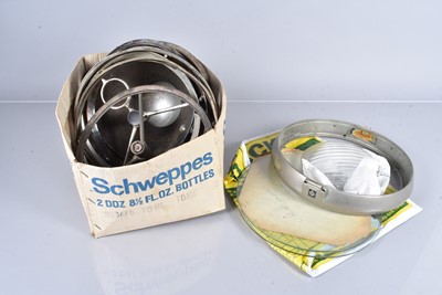 Lot 548 - A small group of vintage car lamp glass lenses