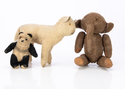 Lot 331 - Three soft toy animal friends