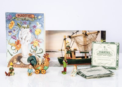 Lot 347 - Four Hantel membership gift miniatures