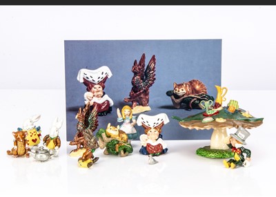 Lot 356 - A Hantel Miniatures Allices adventures in Wonder Land