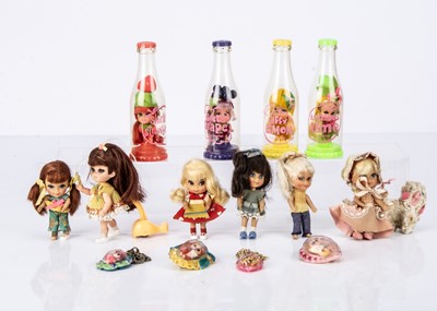 Lot 375 - A quantity of Mattel vintage Liddle Kiddle dolls