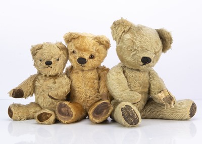 Lot 433 - Three post-war Chad Valley teddy bears