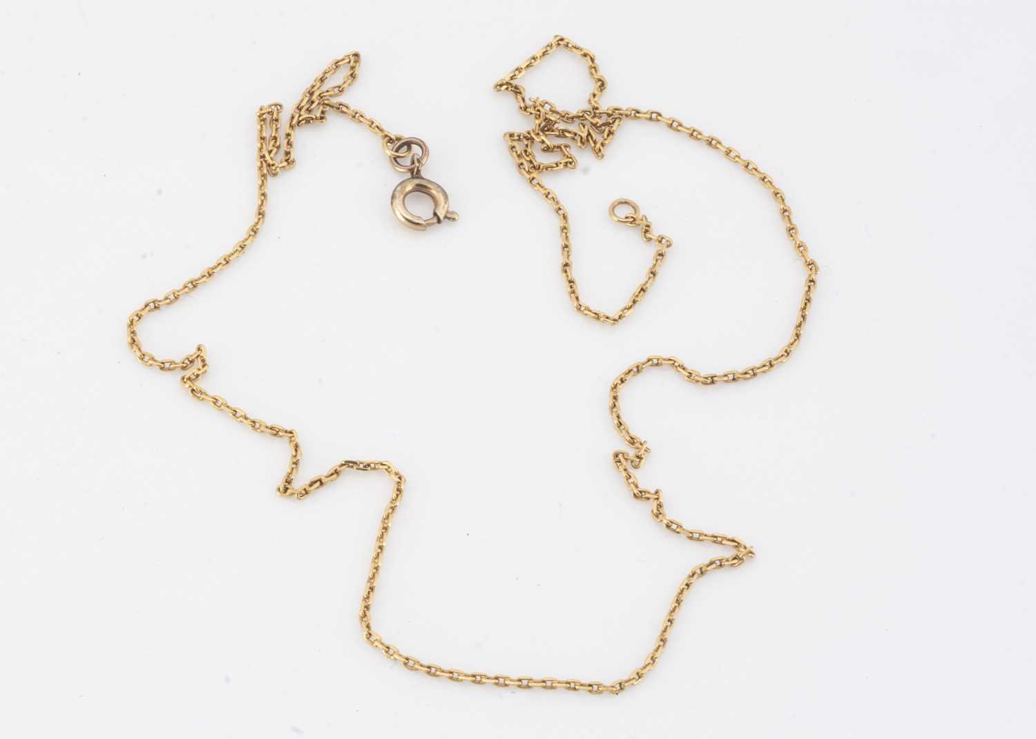 Lot 61 - A continental yellow metal chain