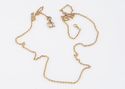 Lot 61 - A continental yellow metal chain