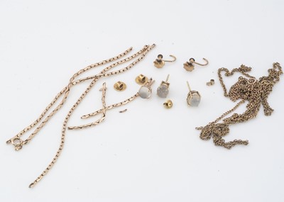 Lot 143 - A collection of gold
