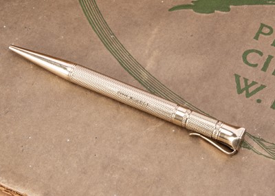 Lot 246 - A 1930s 9ct gold Mordan Everpoint propelling pencil S. Mordan & Co