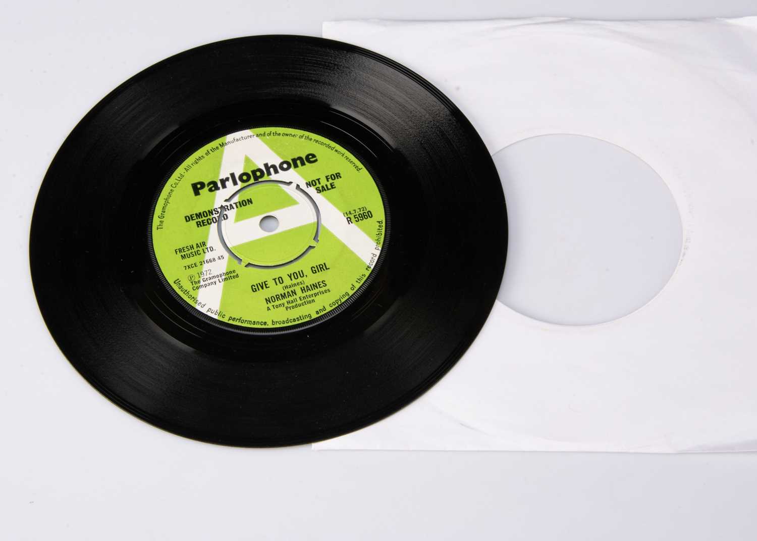 Lot 32 - Norman Haines Demo 7" Single