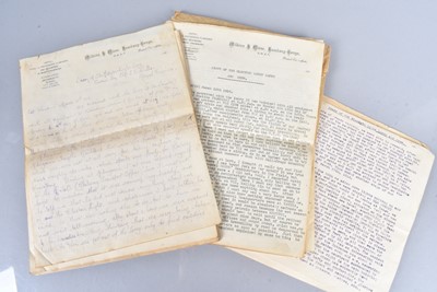 Lot 624 - A WWI Diary of the Electric Light Lorry And Crew by Corporal L.C. Wills, Royal Engineers