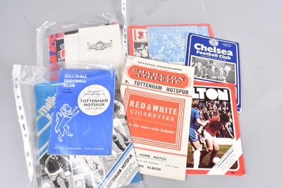 Lot 97 - Tottenham Hotspur Away Programmes London Clubs